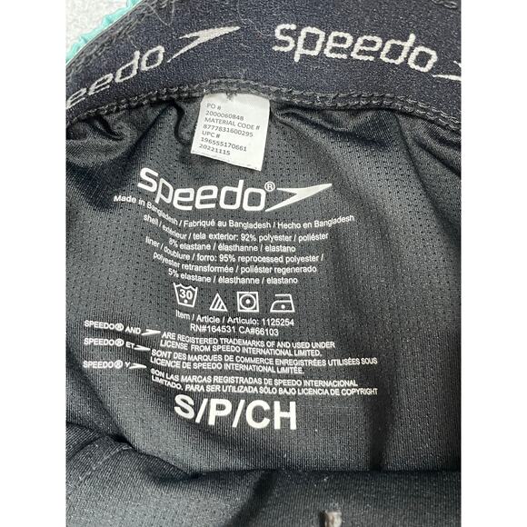 Speedo Mens Size S Striped Swim Trunks - Picture 3 of 10